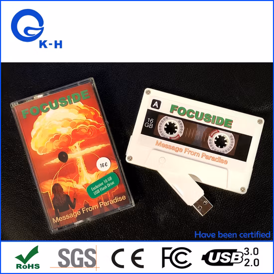 Werbegeschenk: 16-g-Kassetten-USB-Stick 2.0-Flash-Laufwerk