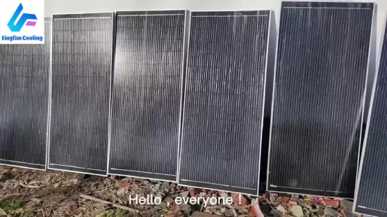 Solarpanel-Pulver gebaut