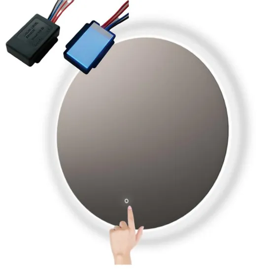 Zwei Tasten 12V 24V LED Lichter Spiegel Defogger Dimmer Touch Sensor Schalter